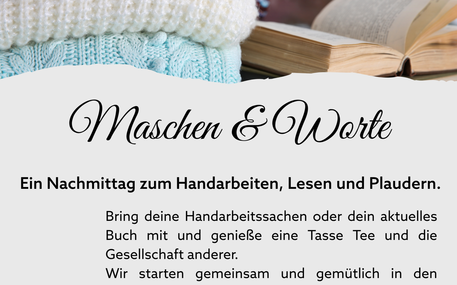 Maschen und Worte