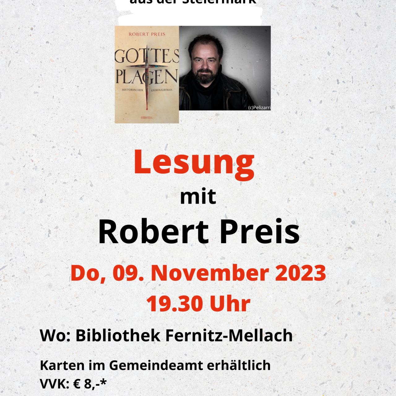 Lesung Robert Preis